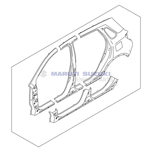 SIDE BODY OUTER PANEL (RIGHT)For VITARA BREZZA
