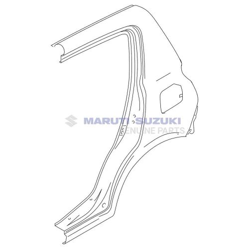 SIDE BODY PANEL (QUARTER PILLAR – LEFT)For ALTO 800|ALTO K10 