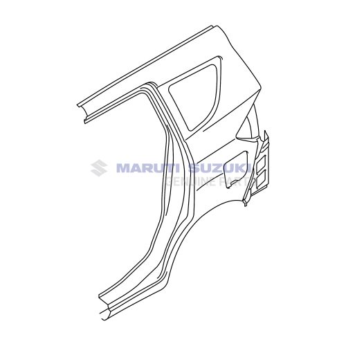 PANEL_ QUARTER LHFor ERTIGA 