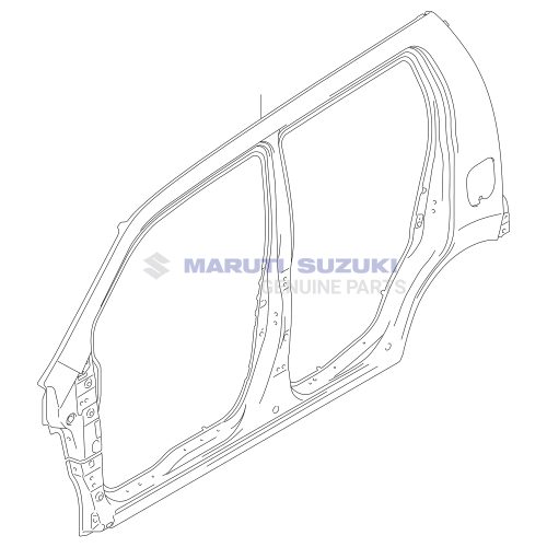 SIDE BODY OUTER PANEL (LEFT)For WAGONR 

