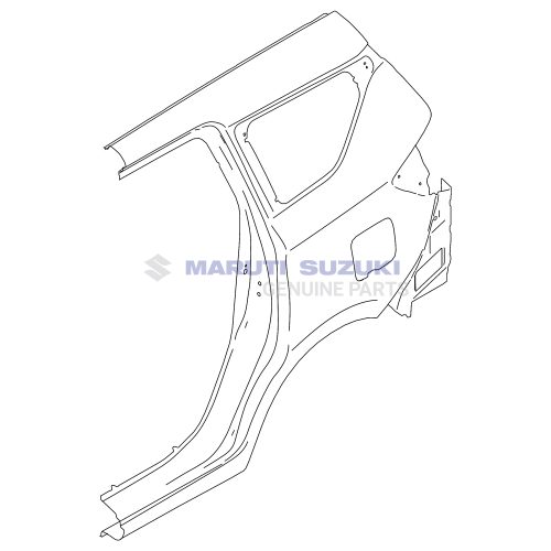 BODY – LEFT QUARTER PANELFor ERTIGA 