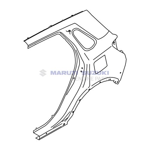 SIDE BODY OUTER PANEL – LEFTFor VITARA BREZZA
