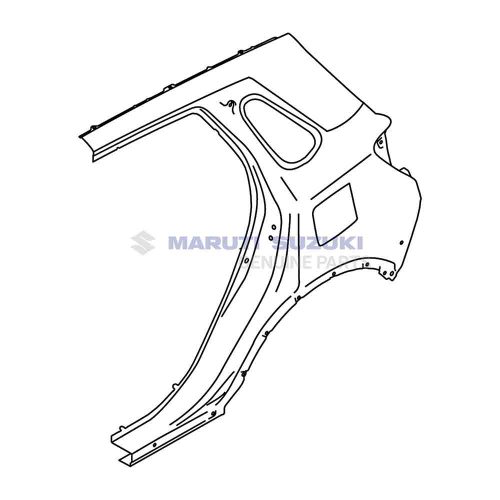 PANEL_ QUARTER_ LHFor VITARA BREZZA
