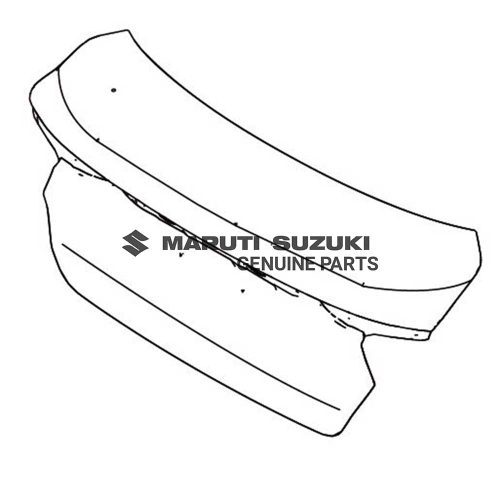 PANEL ASSEMBLY_TRUNK LIDFor DZIRE 