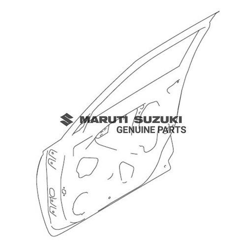 PANEL ASSEMBLY FRONT DOOR LEFT HANDFor DZIRE 