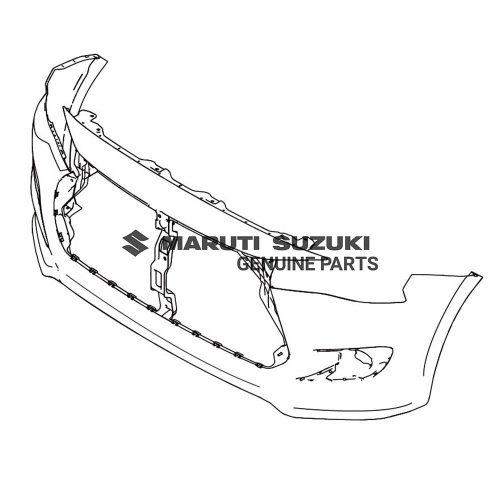 BUMPER_ FRONT (BLACK)For DZIRE 