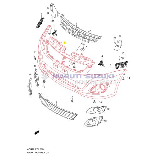 FRONT BUMPERFor DZIRE 