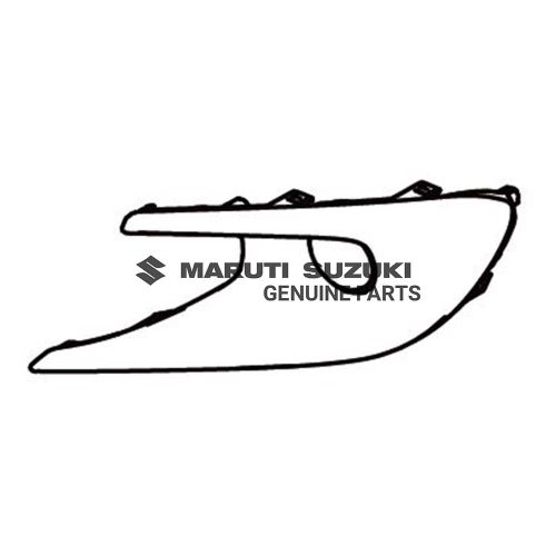 BEZEL_ FRONT FOG LAMP LEFT HAND (BLACK)For DZIRE 