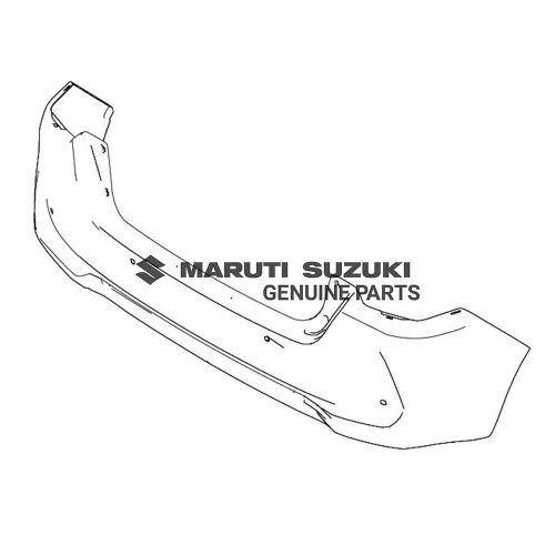 BUMPER_ REAR (BLACK)For DZIRE 