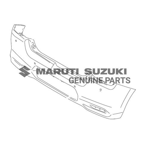 BUMPER_ REAR (BLACK)For SWIFT 
