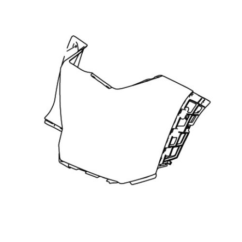 BUMPERREAR SIDERIGHT HAND SIDE (BLACK)For VICTORIS
