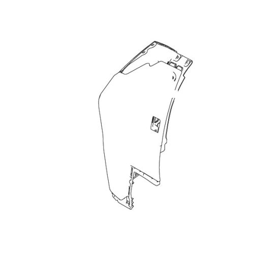 BUMPERREAR SIDELEFT HAND SIDE (BLACK)For VICTORIS
