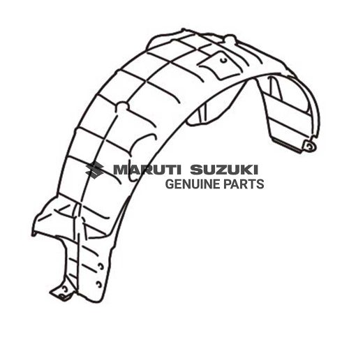 LINING_ REAR FENDER RIGHT HANDFor DZIRE