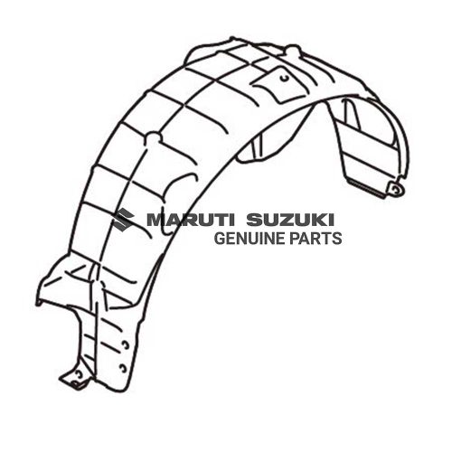 LINING_ REAR FENDER LEFT HANDFor DZIRE 