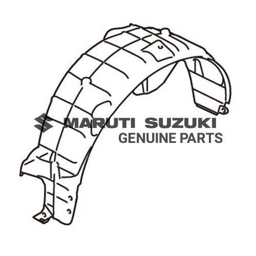 LINING_ REAR FENDER LEFTFor SWIFT 
