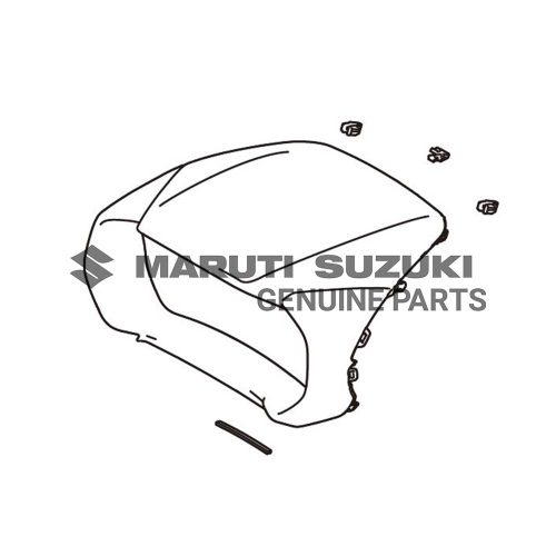 PANEL_ INSTRUMENT CLUSTER (BLACK)For DZIRE|SWIFT 
