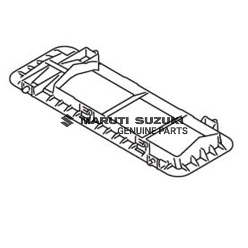 LOUVER_SIDE VENT LEFT HAND (BLACK/SILVER/CHROME)For DZIRE