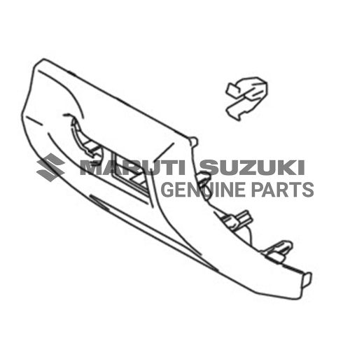 COVER_I/P DRVR LOWER OUTSIDE (BLACK)For JIMNY
