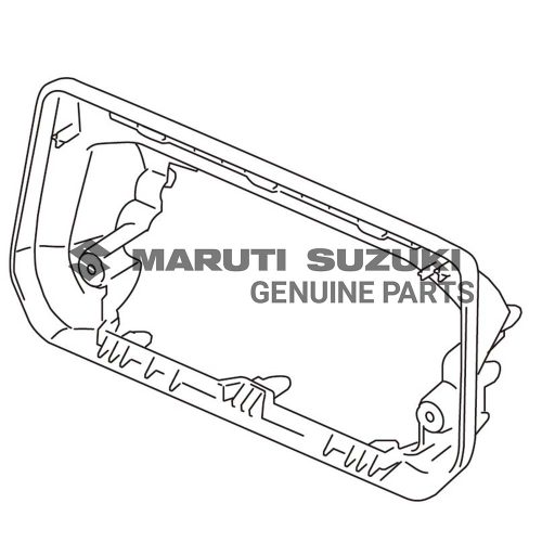BASE_ I/P CENTER GARNISH (BLACK)For DZIRE|SWIFT