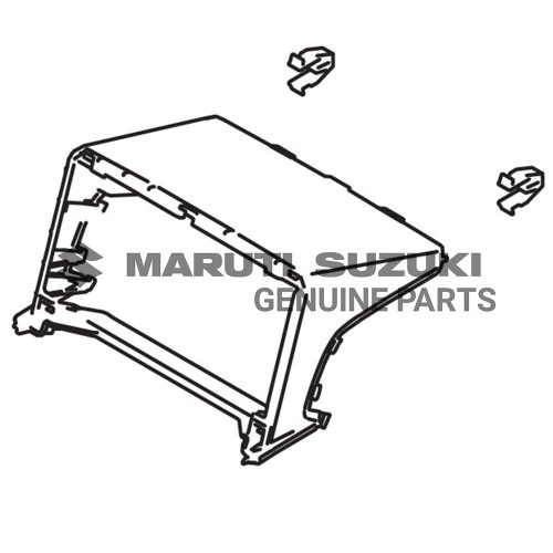 BASE_I/P CENTER GARNISH (BLACK)For JIMNY
