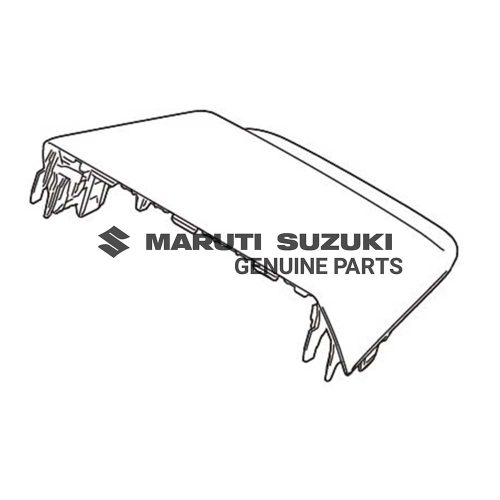 COVER_ I/P CENTER UPPER (BLACK)For DZIRE|SWIFT 

