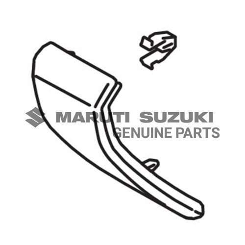 COVER_I/P DRVR LOWER INSIDE (BLACK)For JIMNY
