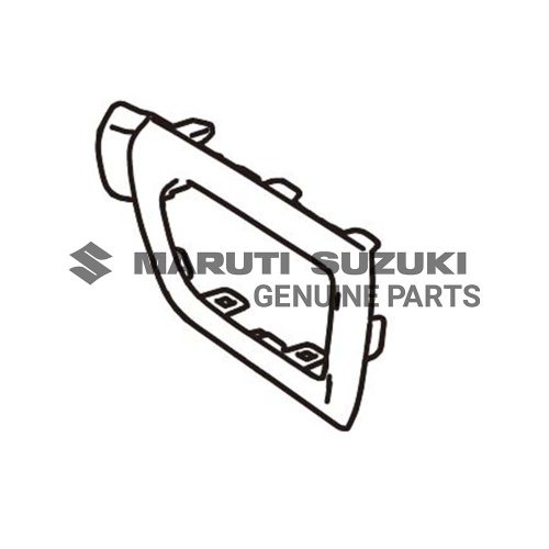 GARNISH_I/P DRVR LOUVER (BLACK)For SWIFT 
