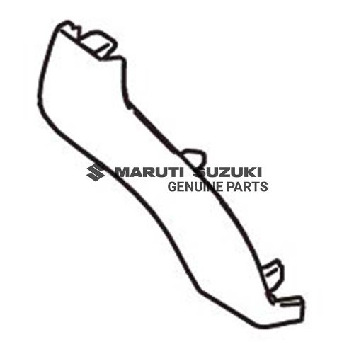 GARNISH_GLOVE BOX SIDE (BLACK)For DZIRE 