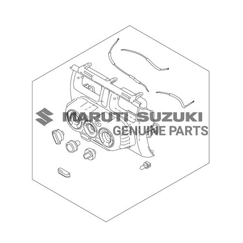 CONTROL ASSEMBLY_HVAC (BLACK)For JIMNY
