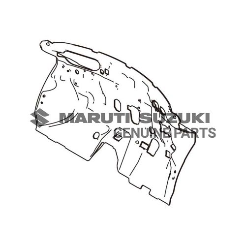 SILENCER_ DASH PANEL INNERFor SWIFT 
