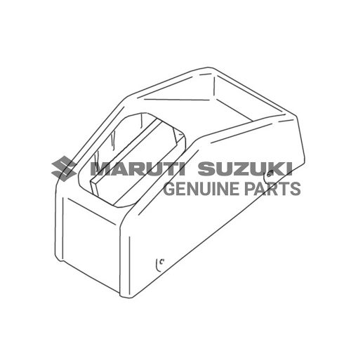 BOX_FLOOR CONSOLE FRONT (BLACK)For JIMNY
