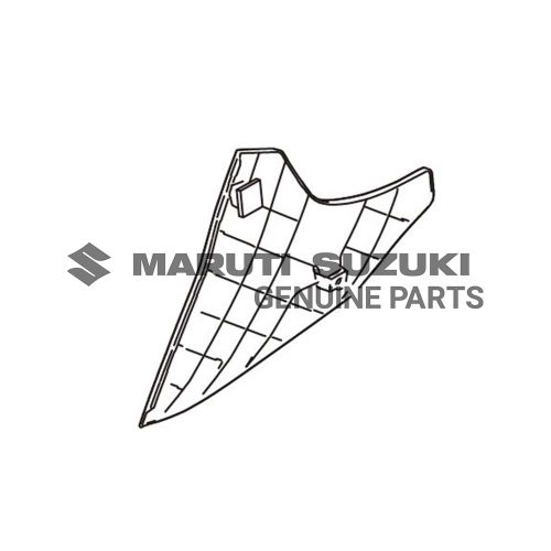 COVER COMPONENT_FL CONSOLE SIDE LEFT (BLACK)For DZIRE|SWIFT 
