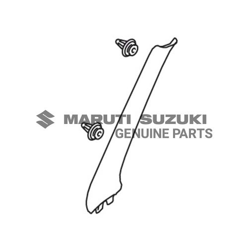 TRIM_ FRONT PILLAR RH (GRAY)For JIMNY
