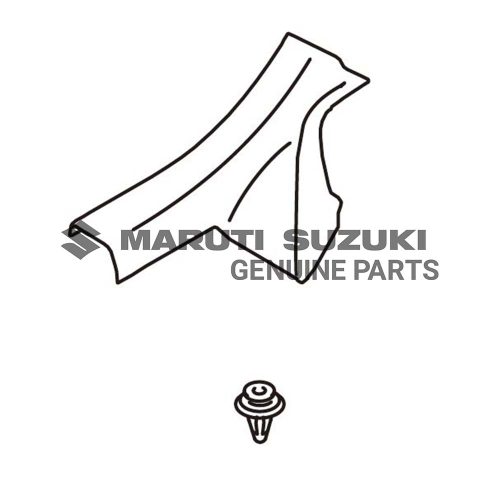 SCUFF_ SIDE SILL REAR LEFT (BLACK)For DZIRE|SWIFT 
