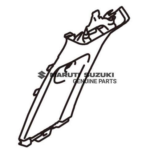 TRIM_ CENTRE PILLAR UPPER RIGHT HAND (BLACK)For DZIRE 