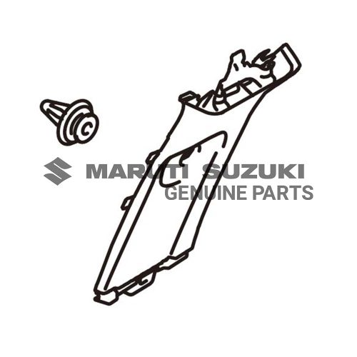 TRIM_ CENTER PILLAR UPPER RIGHT (BLACK)For SWIFT 
