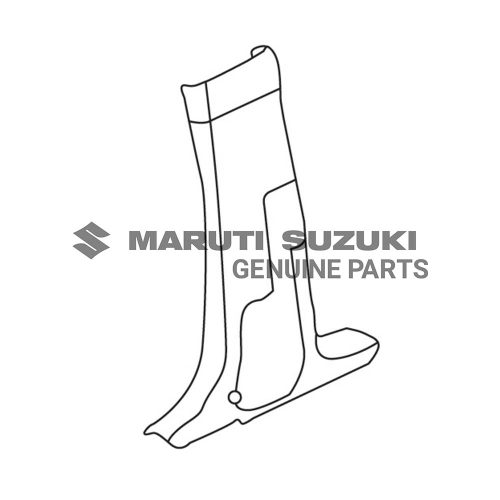 TRIM_CTR PILLAR LOWER_R (BLACK)For JIMNY