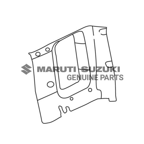 TRIM COMP_QUARTER UPPER LH (BLACK)For JIMNY
