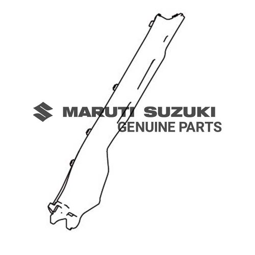 TRIM_REAR PILLAR LOWER FRONT RIGHT HAND(BLACK)For DZIRE 