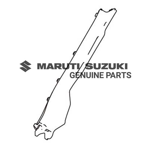 TRIM_REAR PILLAR LOWER FRONT LEFT HAND(BLACK)For DZIRE