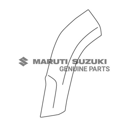 GUARD ASSEMBLY_REAR DOOR SPLASH_R (BLACK)For JIMNY
