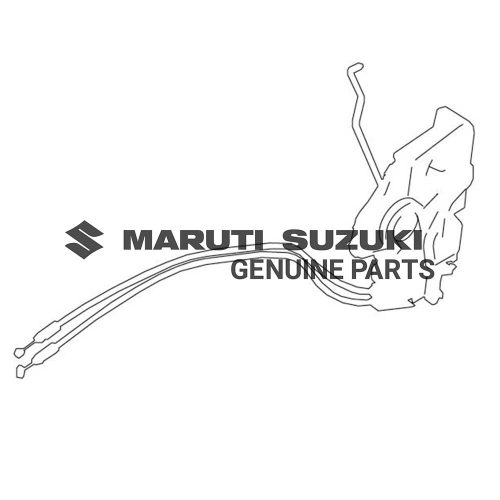 LATCH ASSEMBLY_ FRONT DOOR LEFT HANDFor DZIRE 