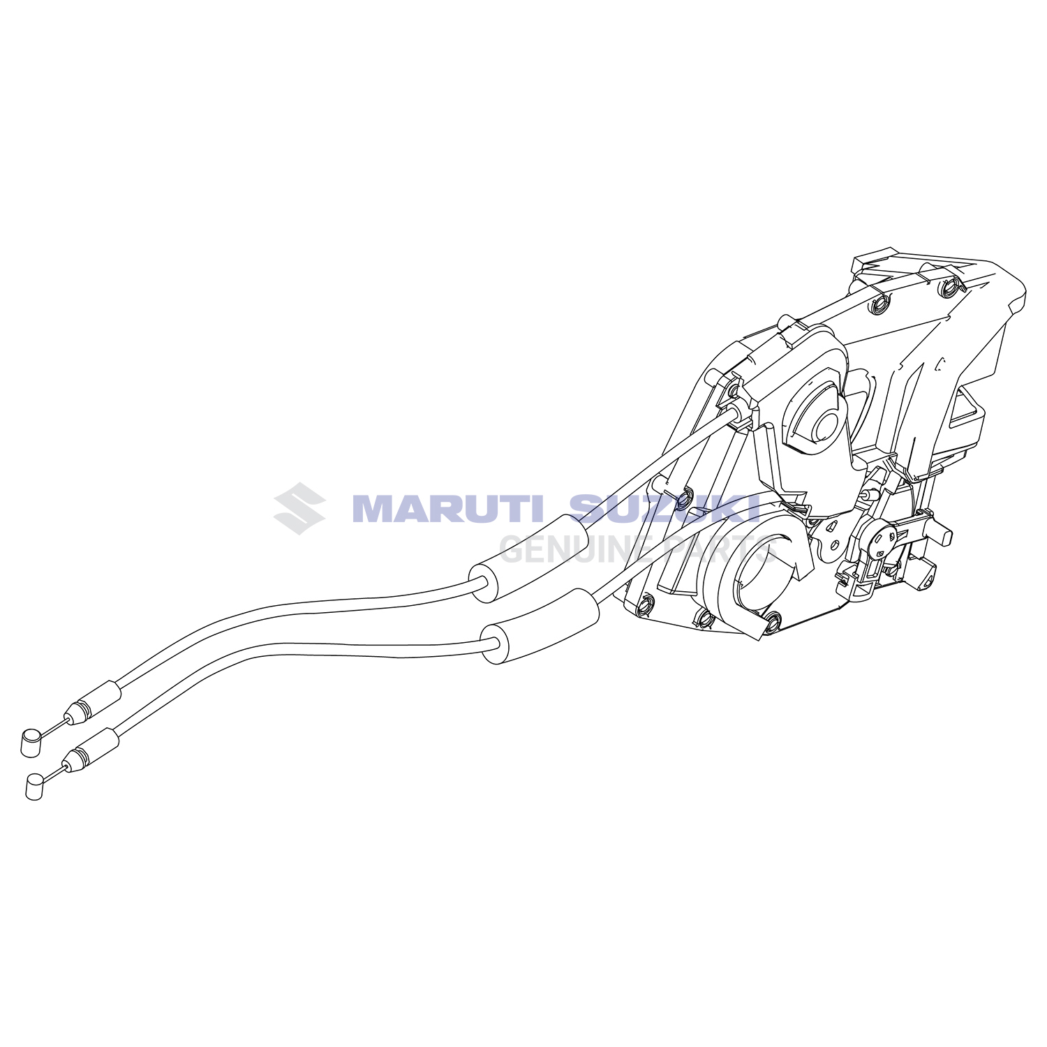 REAR DOOR LATCH - RIGHT<h6>For DZIRE </h6>