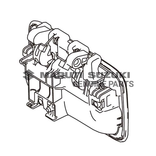 HANDLE ASSEMBLY_BACK DOOR (BLACK)For JIMNY
