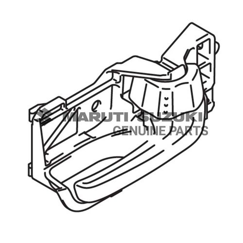 HANDLE_DR INSIDE_R (BLACK)For JIMNY
