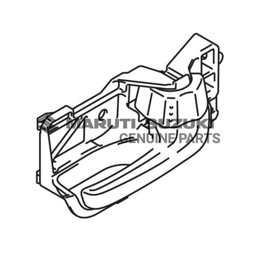 HANDLE_DR INSIDE_L (CHROME/BLACK)For JIMNY
