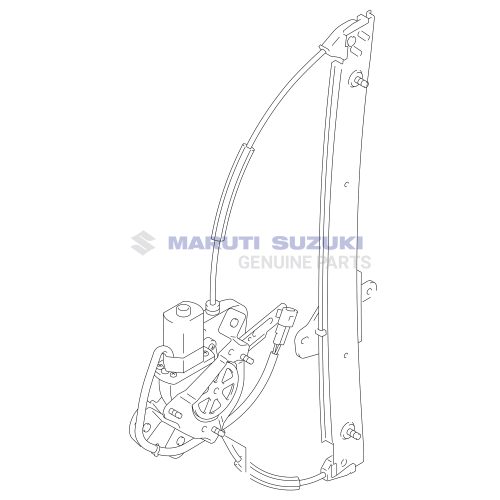 REGULATOR ASSY_ FRONT WINDOWFor ZEN ESTILO
