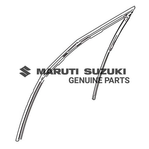 RUN_ FRONT DOOR GLASS RIGHT HANDFor DZIRE 