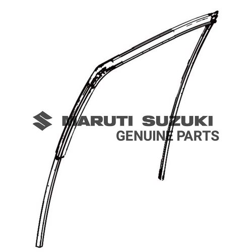 RUN_ REAR DOOR GLASS LEFT HANDFor DZIRE 
