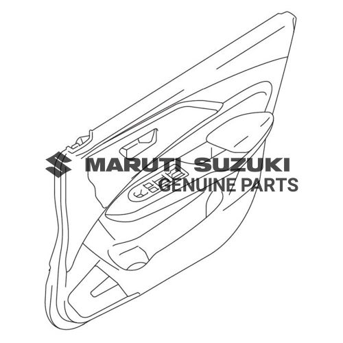 TRIM_ FRONT DOOR RIGHT (BLACK)For SWIFT 
